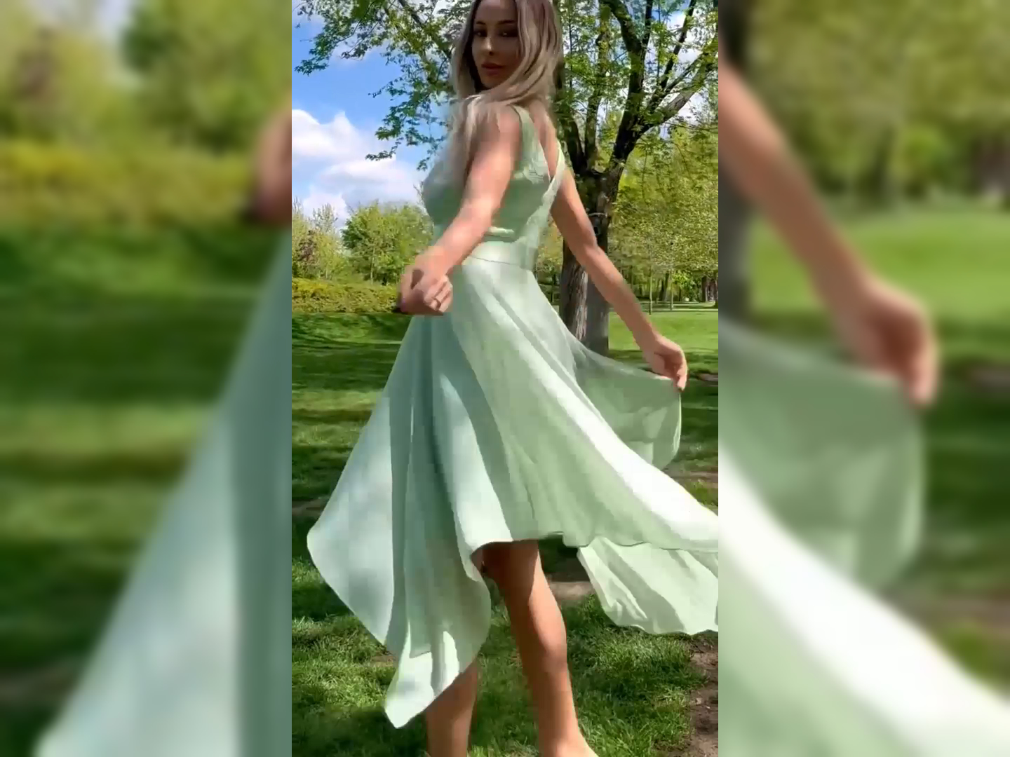 Ever-Pretty Women's Spring V Neck Lace Chiffon A Line Prom Dresses