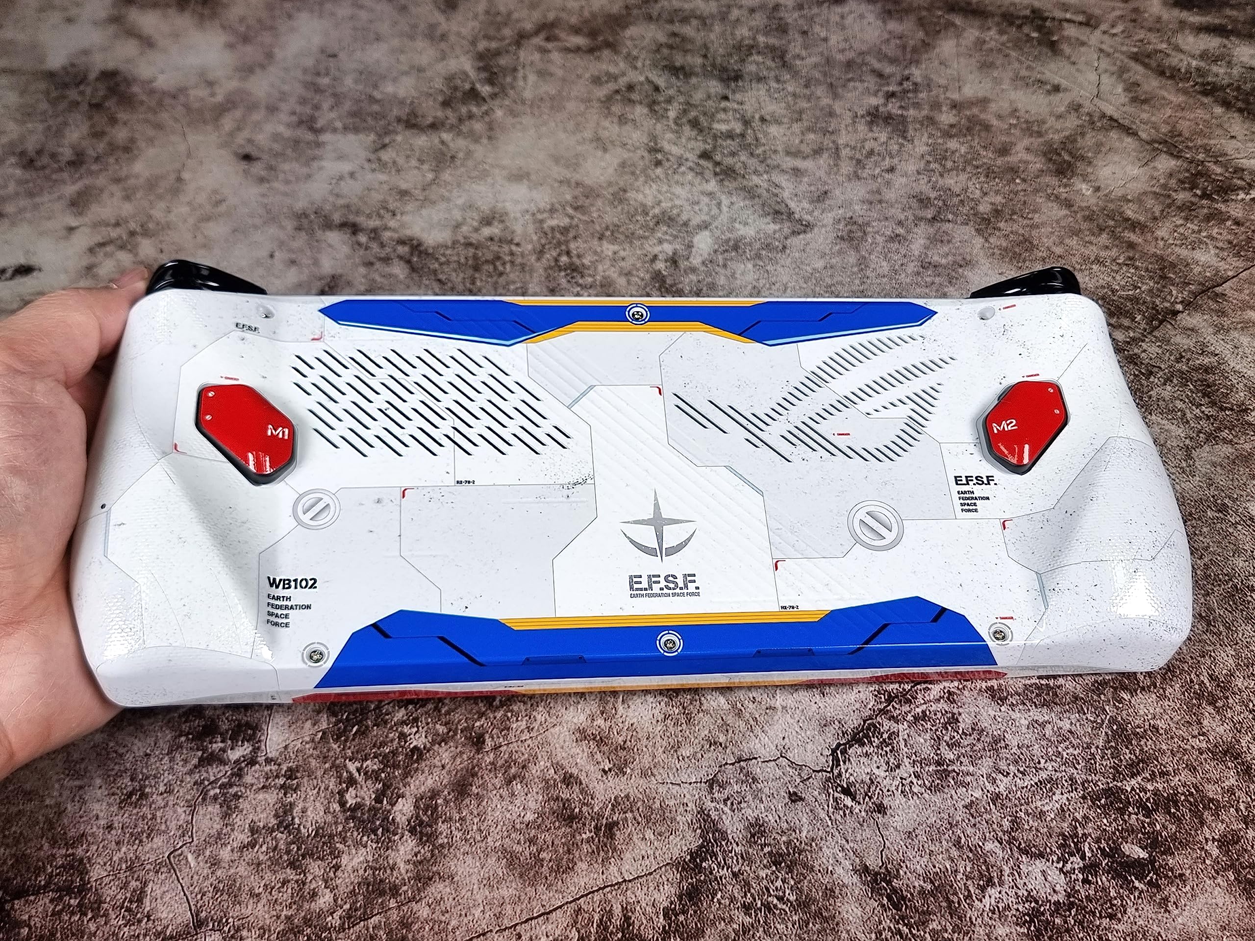 ROG ALLY 1st generation matte skin, Gundam edition, Full wrapping matte vinyl skin for ROG ALLY 1st generation (Designed by POP SKIN) - Image 3