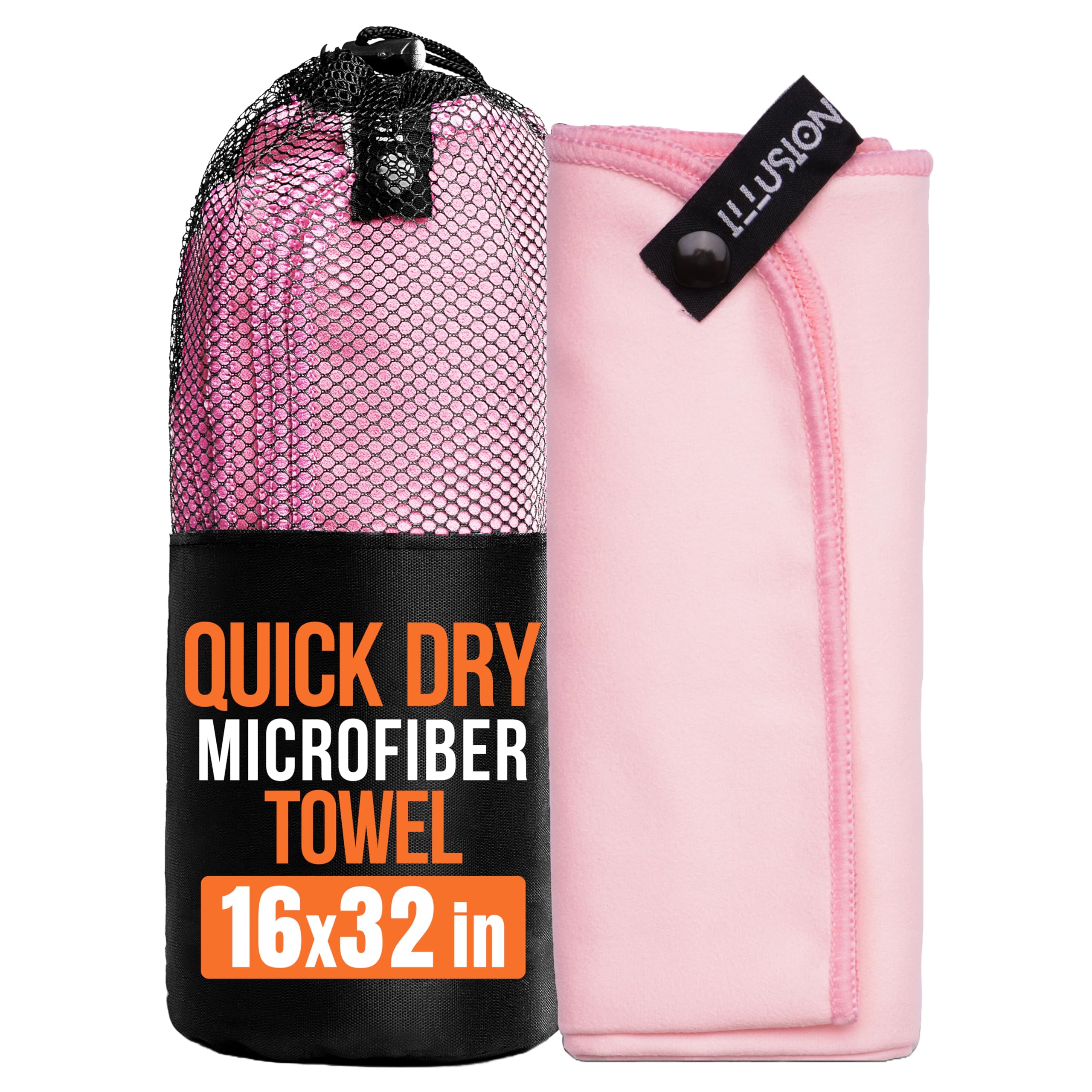 illusion Small Microfiber Gym Towels for Men and Women Active Sports (31" Lx16 W)-Lightweight Quick Dry Gym Towel for Sweat-Workout Towels Ideal for Yoga, Camping, Running, and Outdoor Activities-image-39