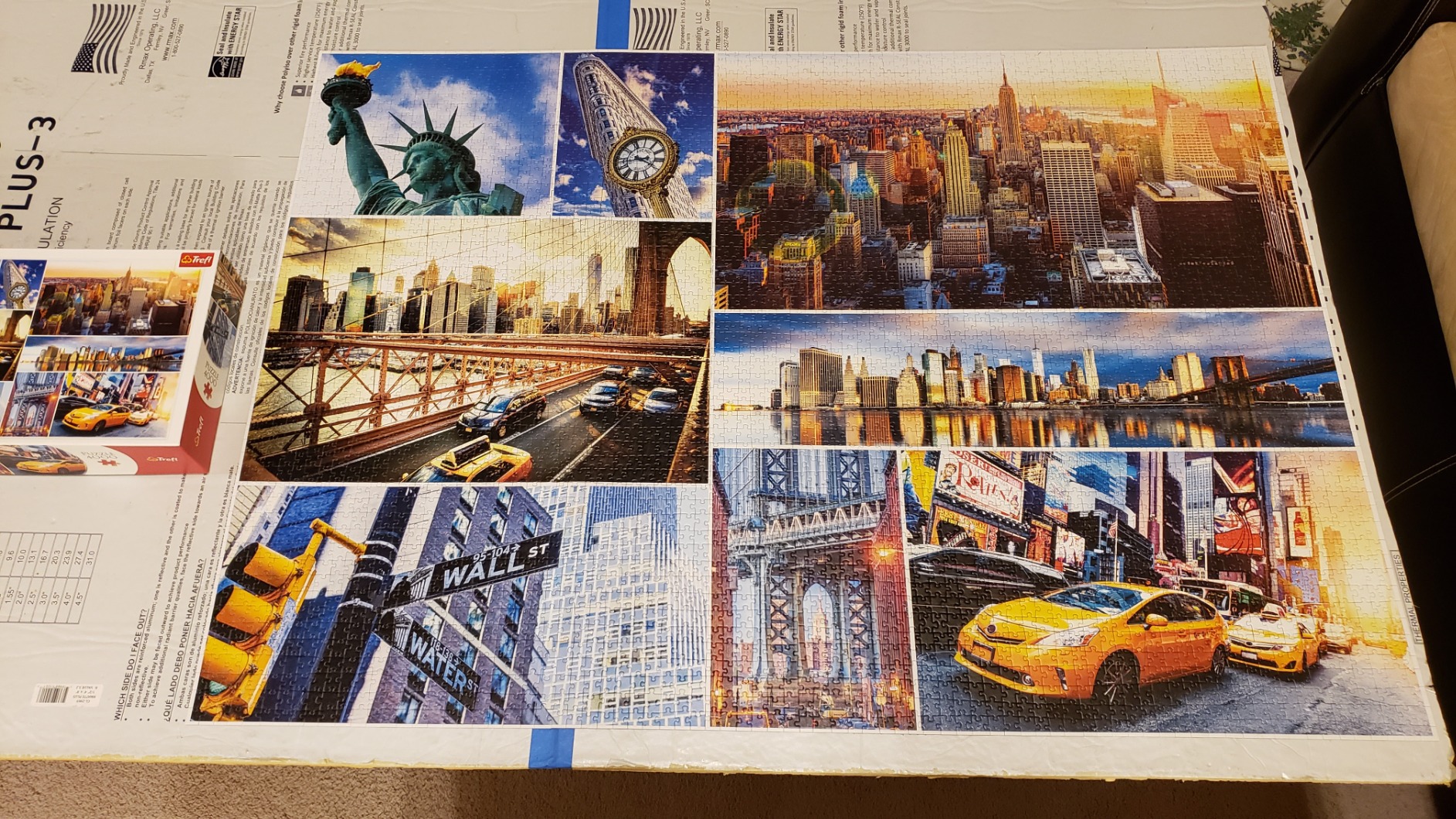 Amazon.com: Trefl Red 4000 Piece Puzzle - New York - Collage/Trefl ...