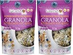 Fabriqué au Canada - Nature's Mix Granola super-alimentaire avec Quinoa - Sans écrou - Fabriqués localement au Canada - Vegan, Granola super-alimentaire avec Quinoa, 312 Grams, violet clair