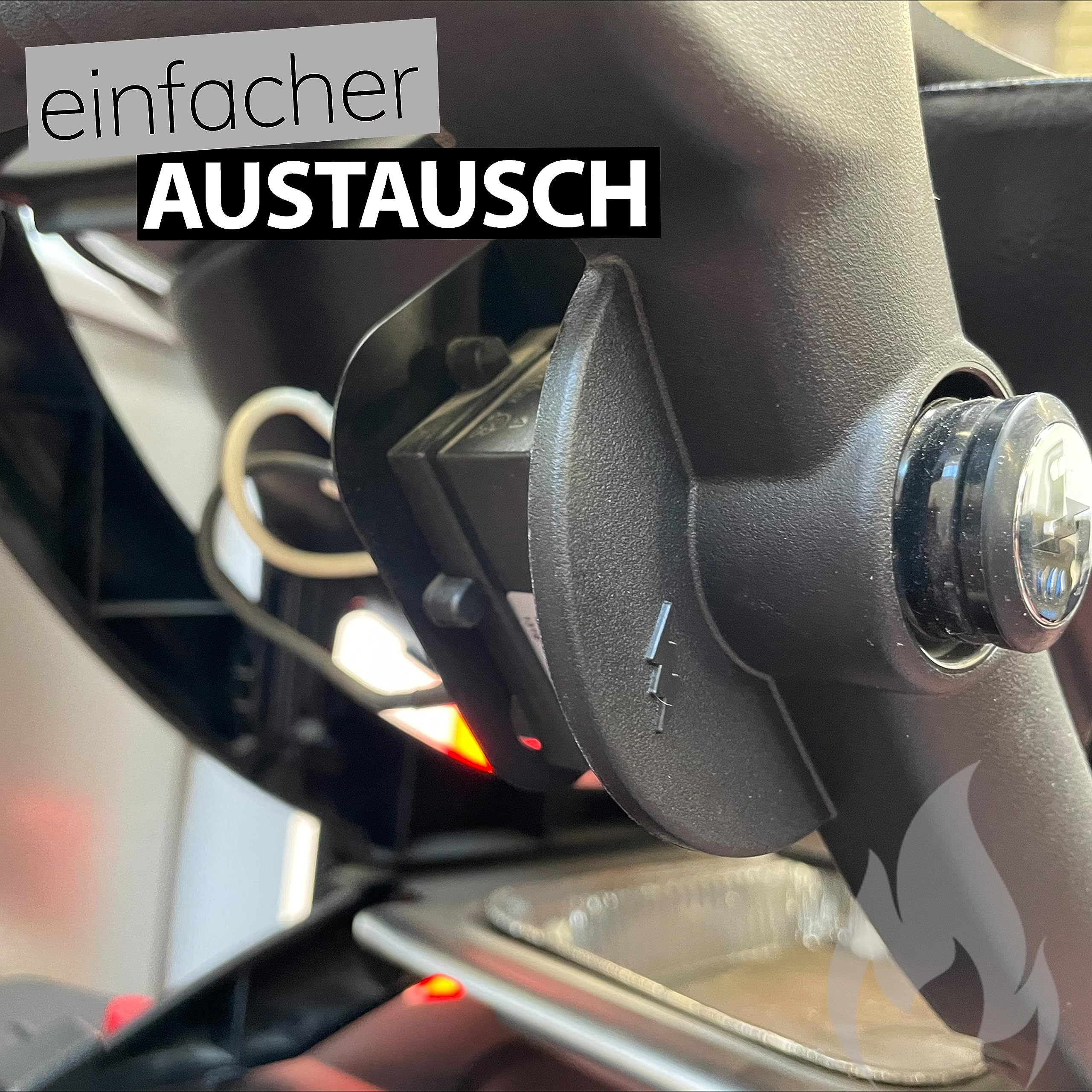 Weber Gasgrill Zubehör Ersatzteile Elektronische Zünder mit Batterie (1 Stück AAA) für Q1200 / Q120 und Q220 / Q2200