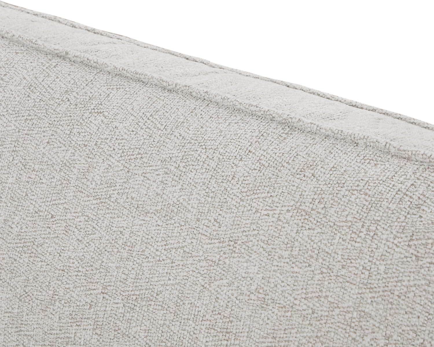 Living Room Upholstered Sofa with high-tech Fabric Surface, Large-White.