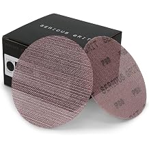 Serious Grit - 5-Inch 80 Grit Ceramic Mesh Sanding Discs - Hook & Loop Dust-Free Net Abrasive for Wood, Drywall, Paint, Auto Body - Long Life Ceramic Grain - Universal Fit 125mm Sandpaper - 50 Pack