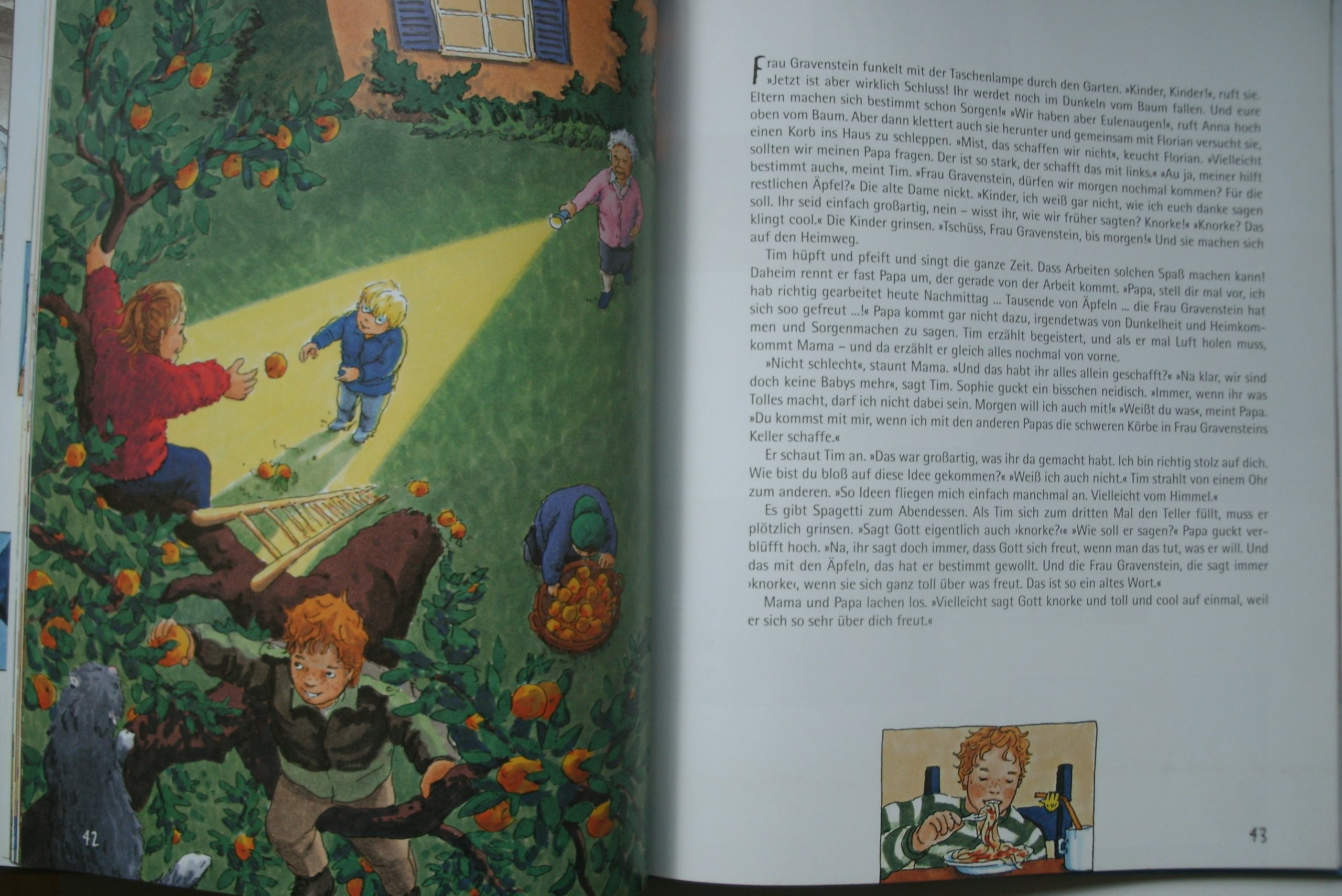 Tim entdeckt das Vaterunser. Kinder lernen das Gebet der Gebete kennen.