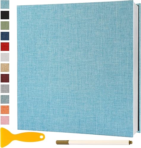 Álbum de fotos autoadhesivas, álbumes de recortes, álbumes de fotos magnéticos con páginas adhesivas para fotos de 4 x 6, 5 x 7, 8 x 10 pulgadas,