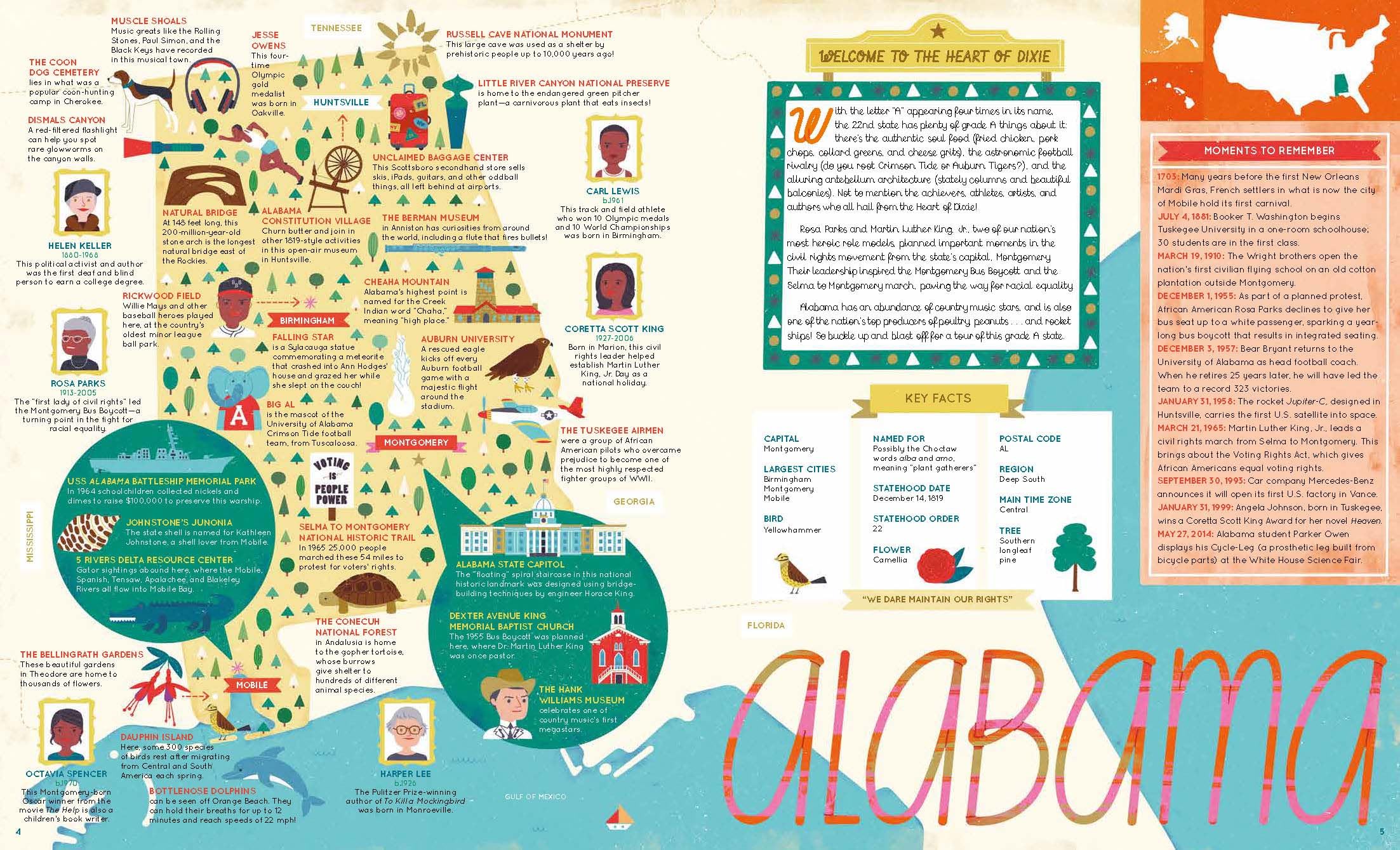The 50 States: Explore the U.S.A. with 50 Fact-Filled Maps! [Lingua Inglese]