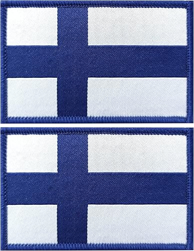 Miniatura 23 de QQSD Parche de bandera argentina Argentina - Cierre de velcro, paquete de 2