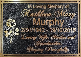 SamStar Custom Colour Memorial Brass Plaques