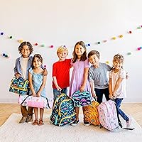 Vista 2 de Wildkin Two Compartment Insulated Lunch Bag for Kids – School & Travel Ready - Strawberry Patch