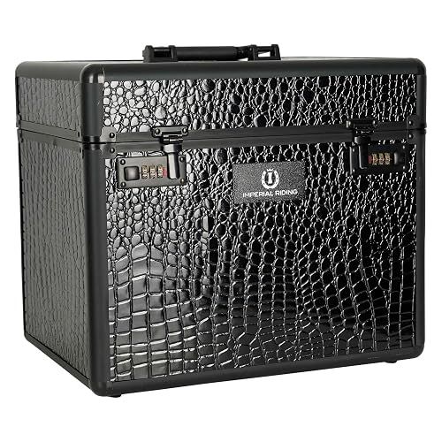 Imperial Riding Shiny Caja de Limpieza con Cerradura de combinación, Compartimentos Ajustables
