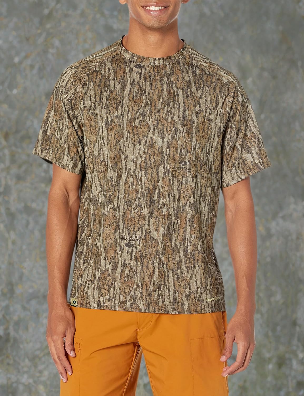 Mossy Oak Camo Hunting Short Sleeve Shirt for Men - Lightweight Performance Stretchable Tee with 4-Way Stretch & Cooling Tech - Image 7