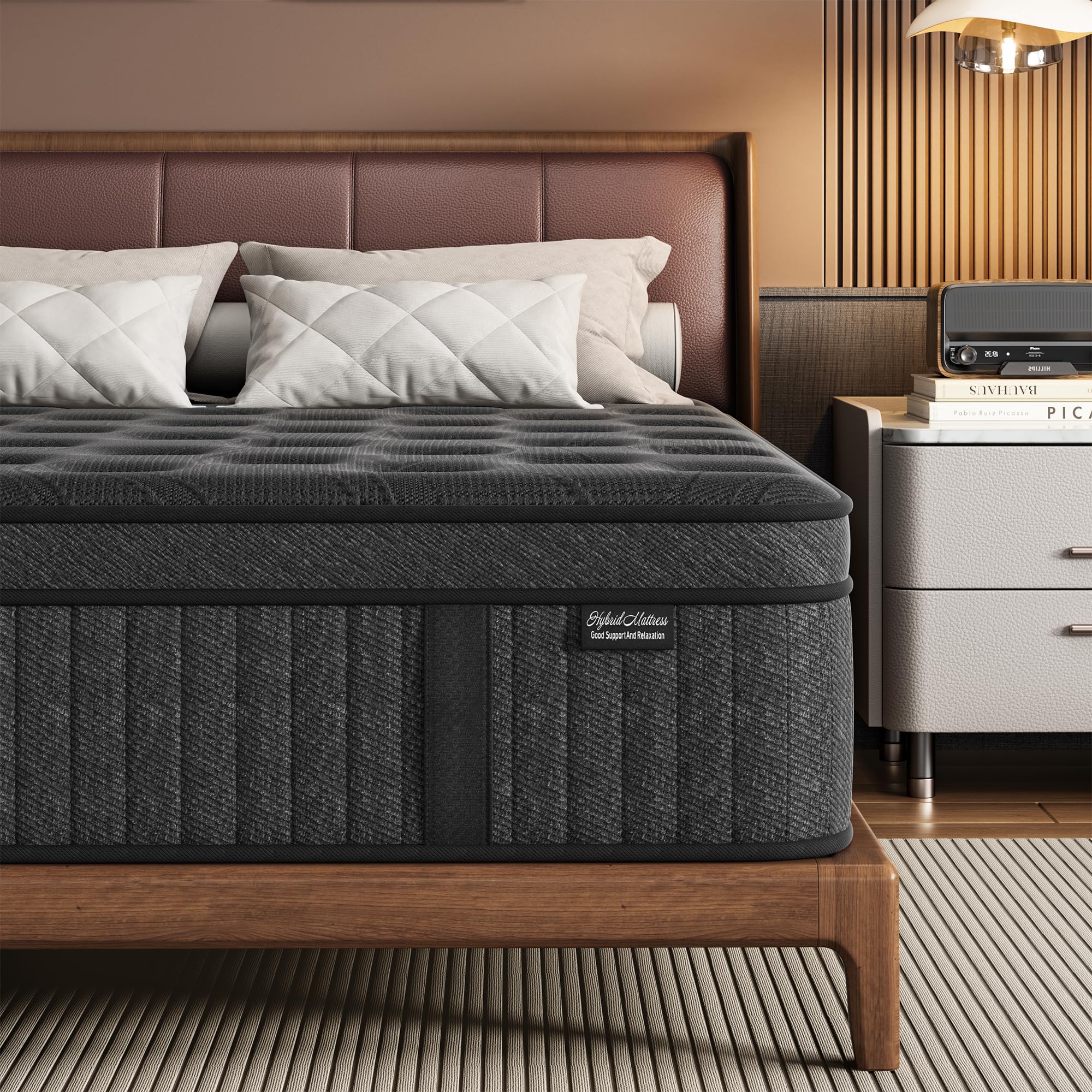 Oliodys Queen 14 Inch Hybrid Spring Mattress