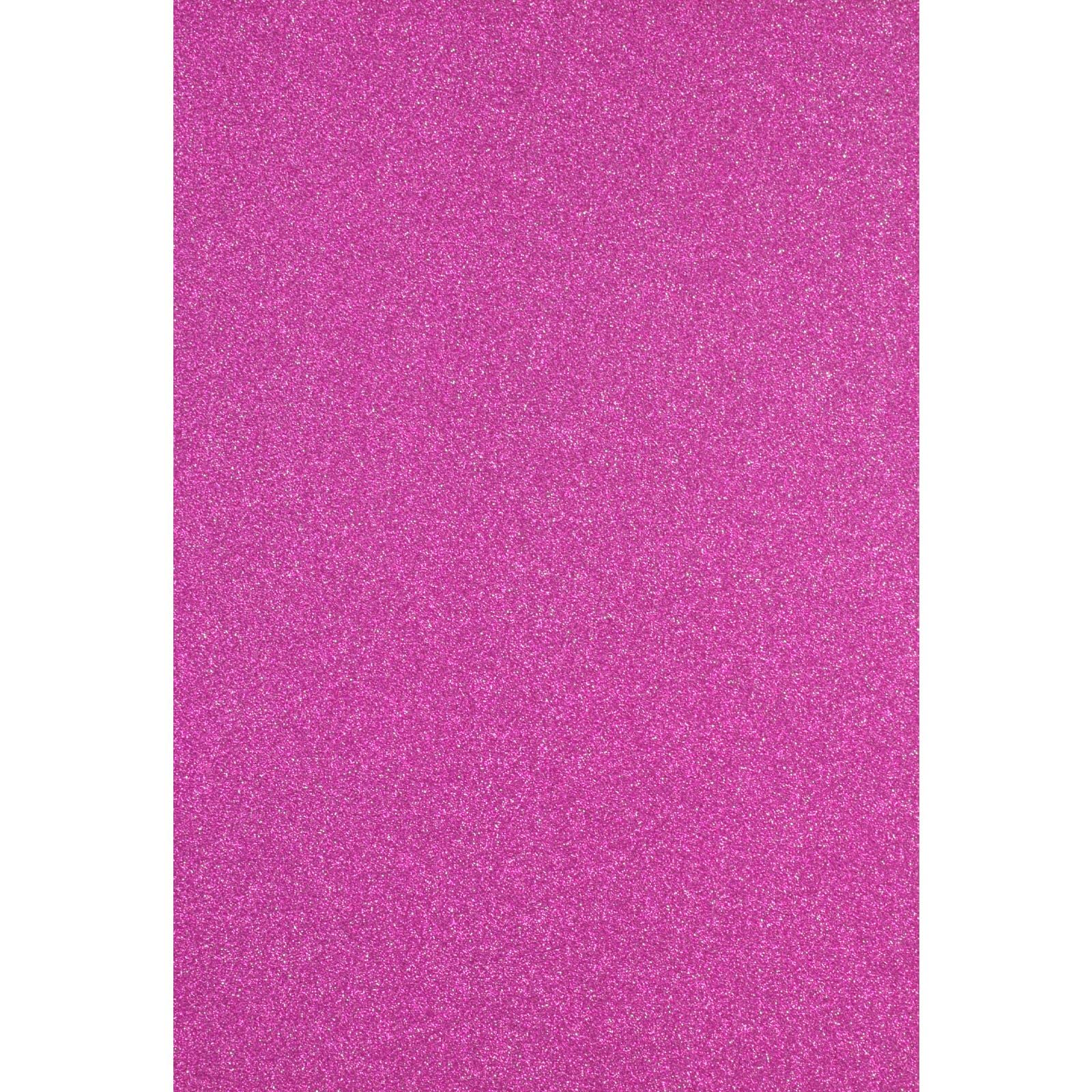 Florence Glitter Cardstock - Coloured A4 Craft Paper - Light Pink - 5 Sheets - 250 GSM