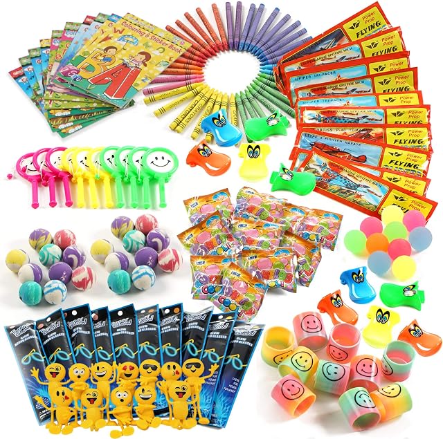 THE TWIDDLERS - 120 Premium Assorted Toys for Boys & Girls - Kids Goodie Loot Bag Xmas Pinata Fillers Birthday Party Gift Favours Classroom Rewards and Game Prizes for Christmas