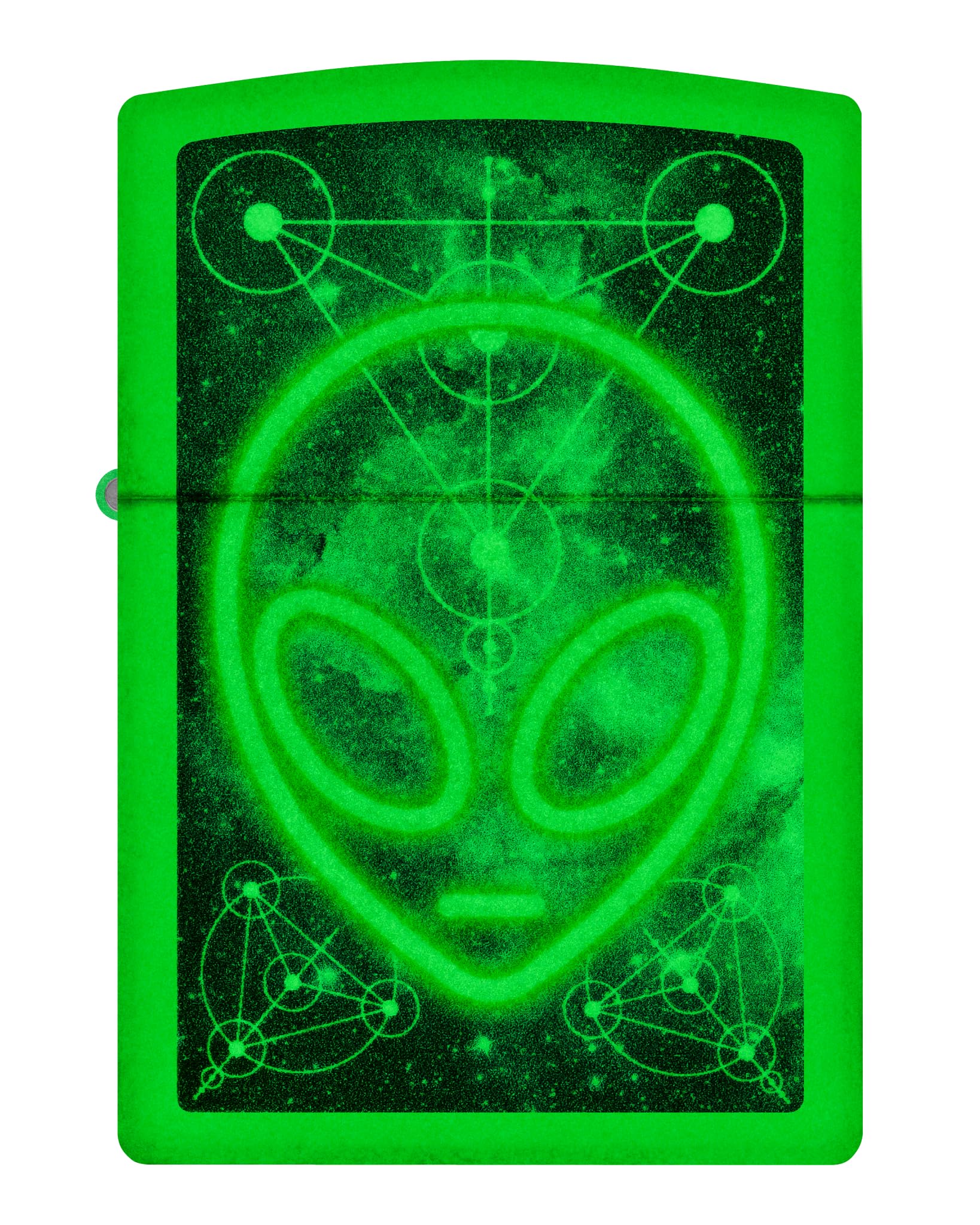 Zippo Sturmfeuerzeug - Alien, Glow-in-The-Dark, Color Image - Nachfüllbar - Wiederverwendbar - Windfestes Design - Geschenkbox - Made in USA