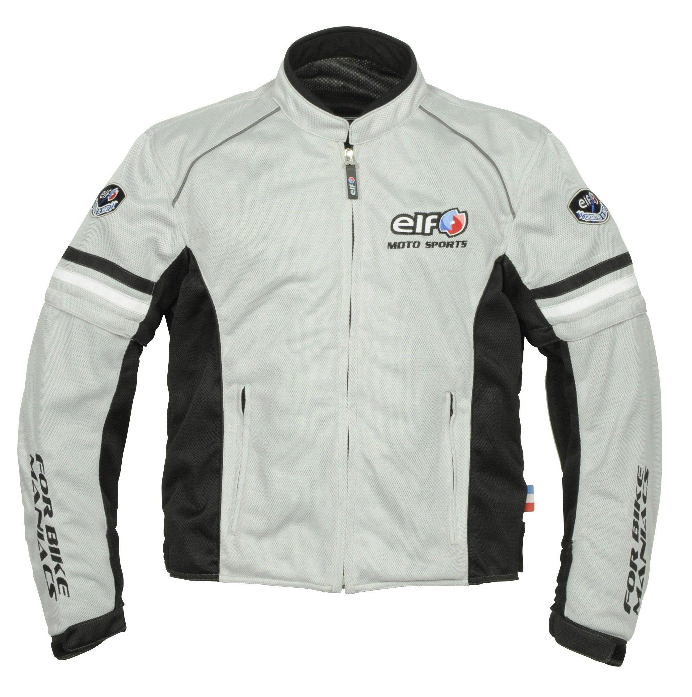 Amazon.co.jp: Elf LLEL-6224 Mesh Blouson Jacket, Silver : Automotive