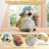Wiresusan Wiresusuan Funny Garden Bird Statue Yard – Funny garden bird statue