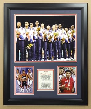 Legends Never Die NBA 1996 USA Basketball Dream Team Double Matted Photo Frame, 18" x 22"