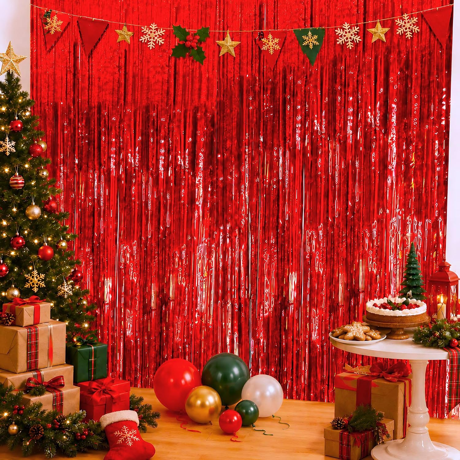 Christmas Decorations - Valentines Decor Backdrop Banner for Wall Door