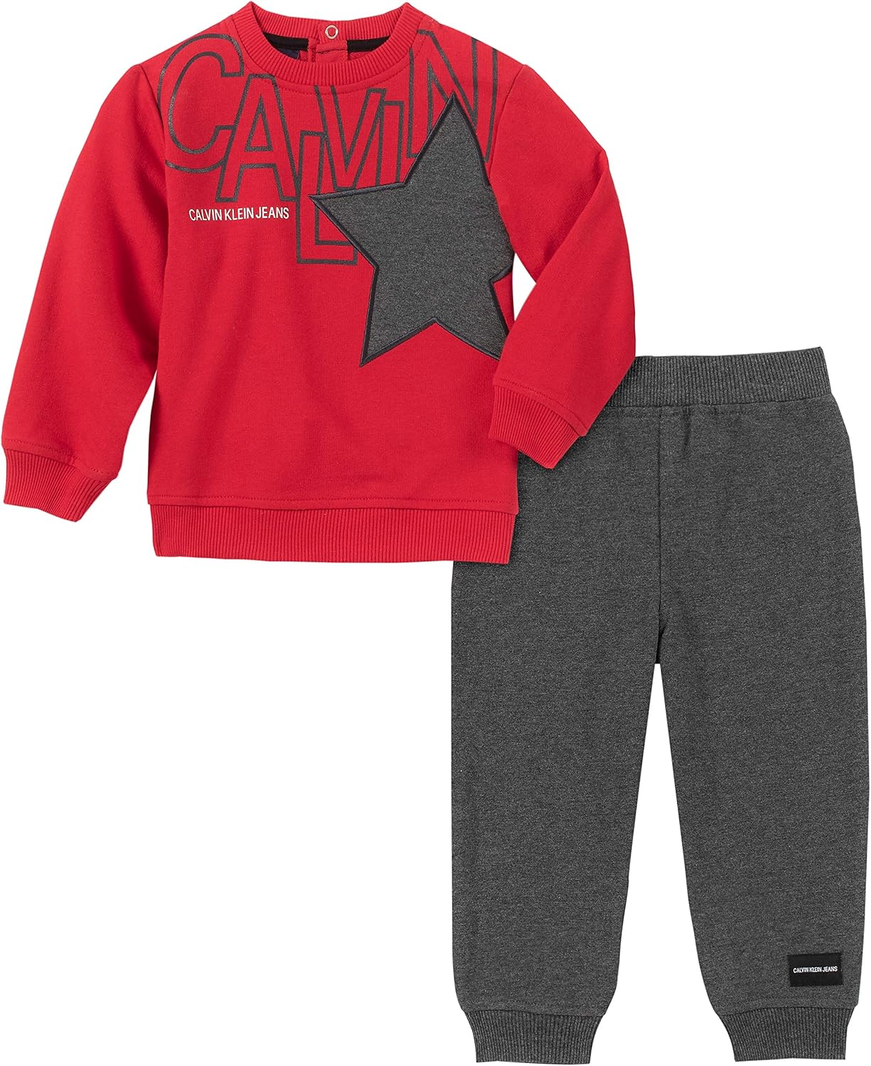 Calvin Klein Baby Boys 2 Pieces Pants Set