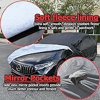 Vista 3 de Funda para auto compatible con Honda Civic Type-R 2016 2017 2018 2019 2020 2021 Honda Civic Type-R W/Type-R Big Spoiler XTREMECOVERPRO Diamond Negro