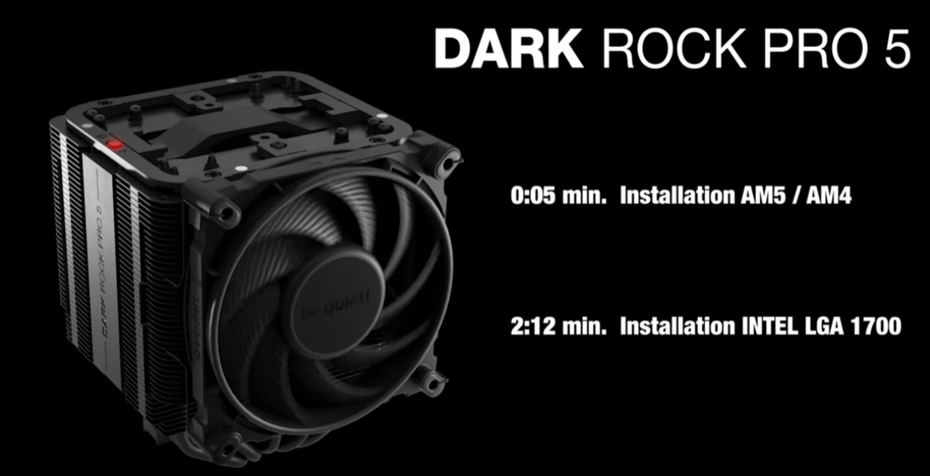 Amazon.com: be quiet! Dark Rock Pro 5 Quiet Cooling CPU Cooler