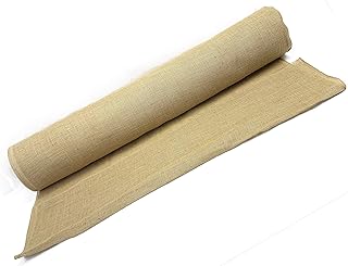 Jutemill 40 inch X 300 Feet big wide Burlap fabric | 100 yards roll 10oz Sagless jute cloths | Perfect for gardening, craf...