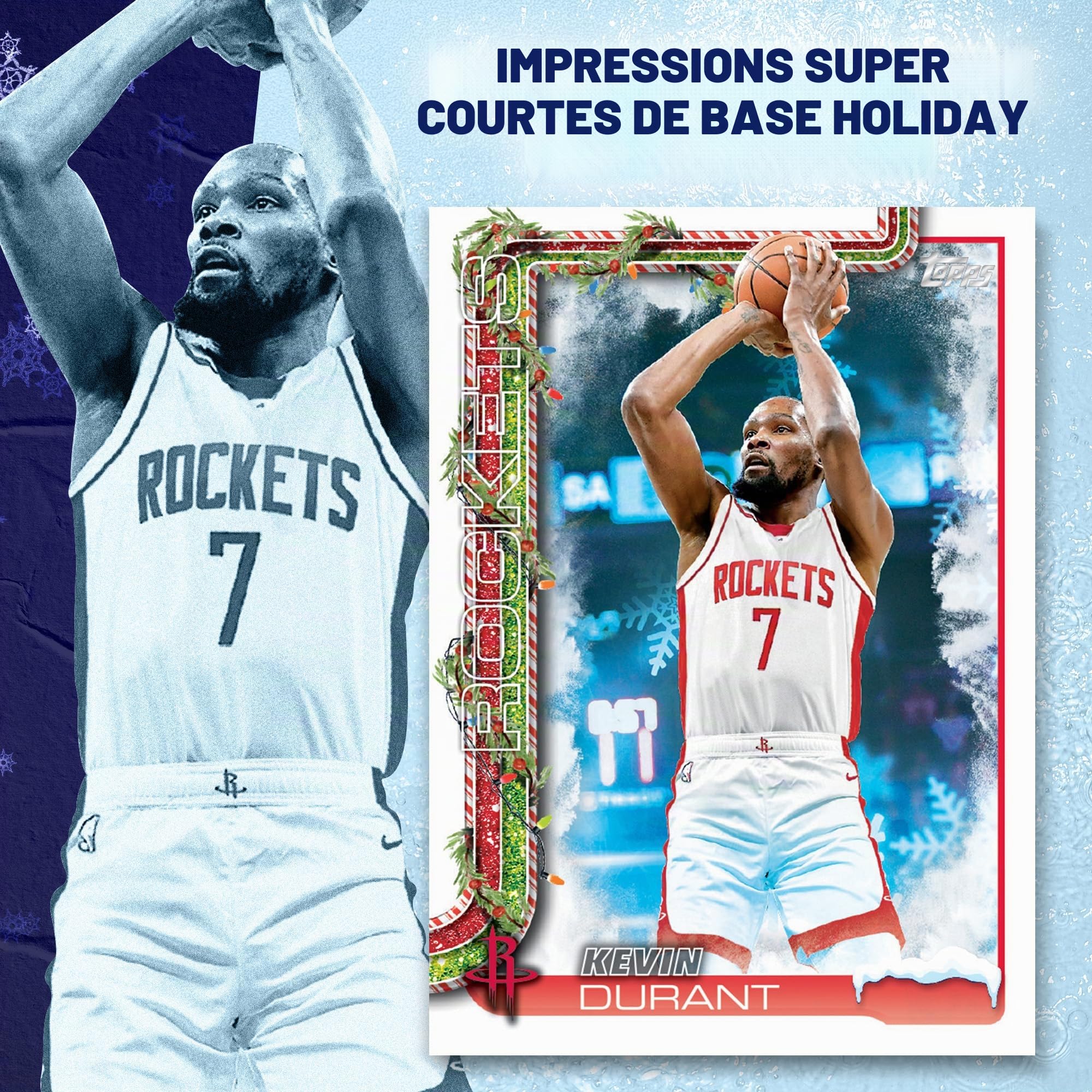 Ballon de Basket des fêtes Topps 2025 – scellé en Usine – Mega Box