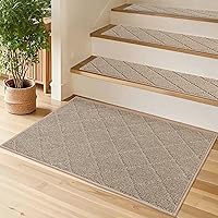 Vista 23 de COSY HOMEER - Alfombra antideslizante para esquinas de peldaños interiores, alfombras de escaleras para despegues resistentes al deslizamiento