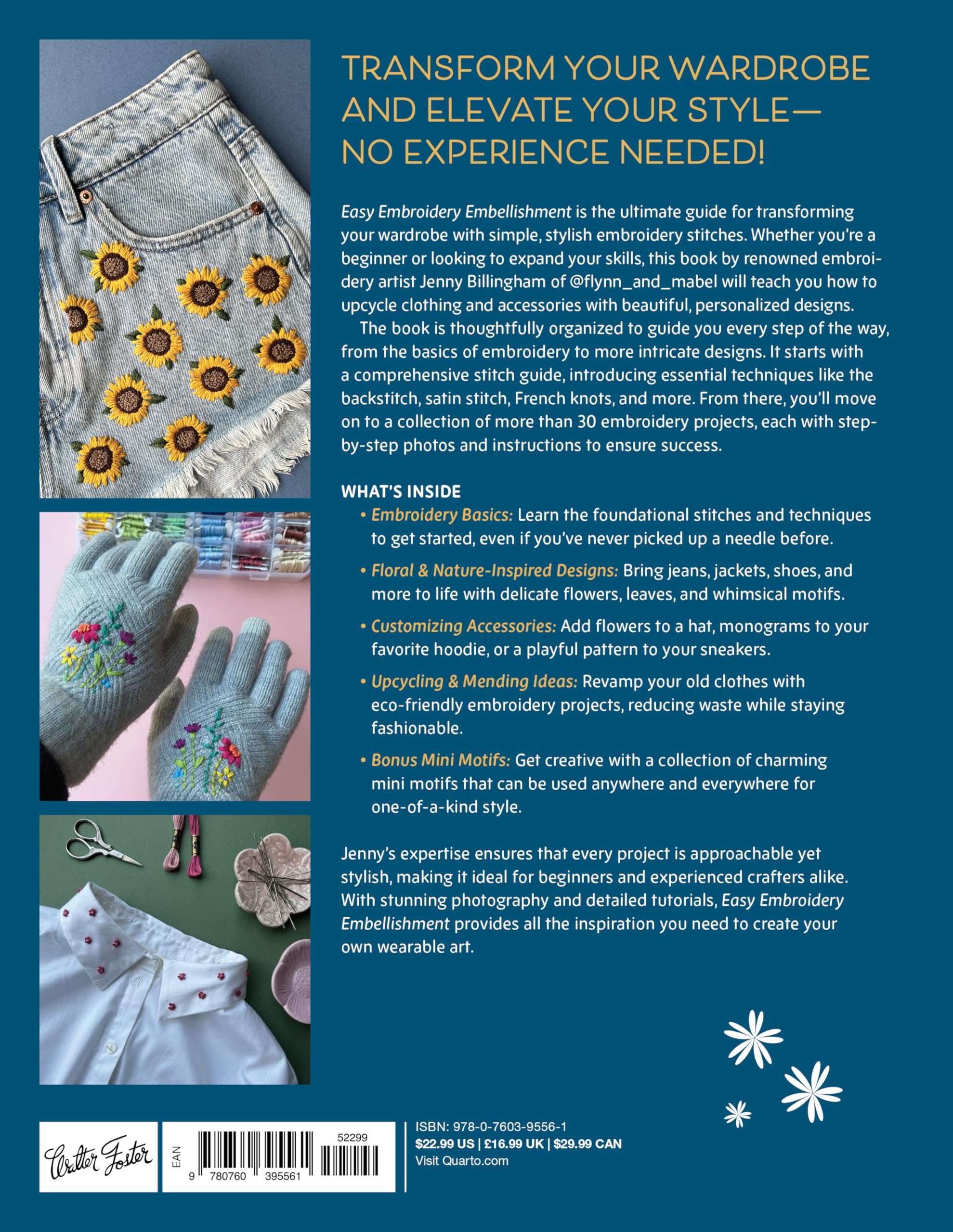 Easy Embroidery Embellishment: Learn to Customize Your Clothes with Simple Stitch Techniques