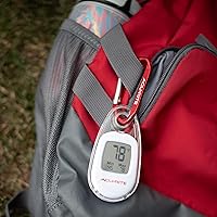 Vista 2 de AcuRite Termómetro digital portátil para temperatura interior o exterior con clip de mosquetón (00333)