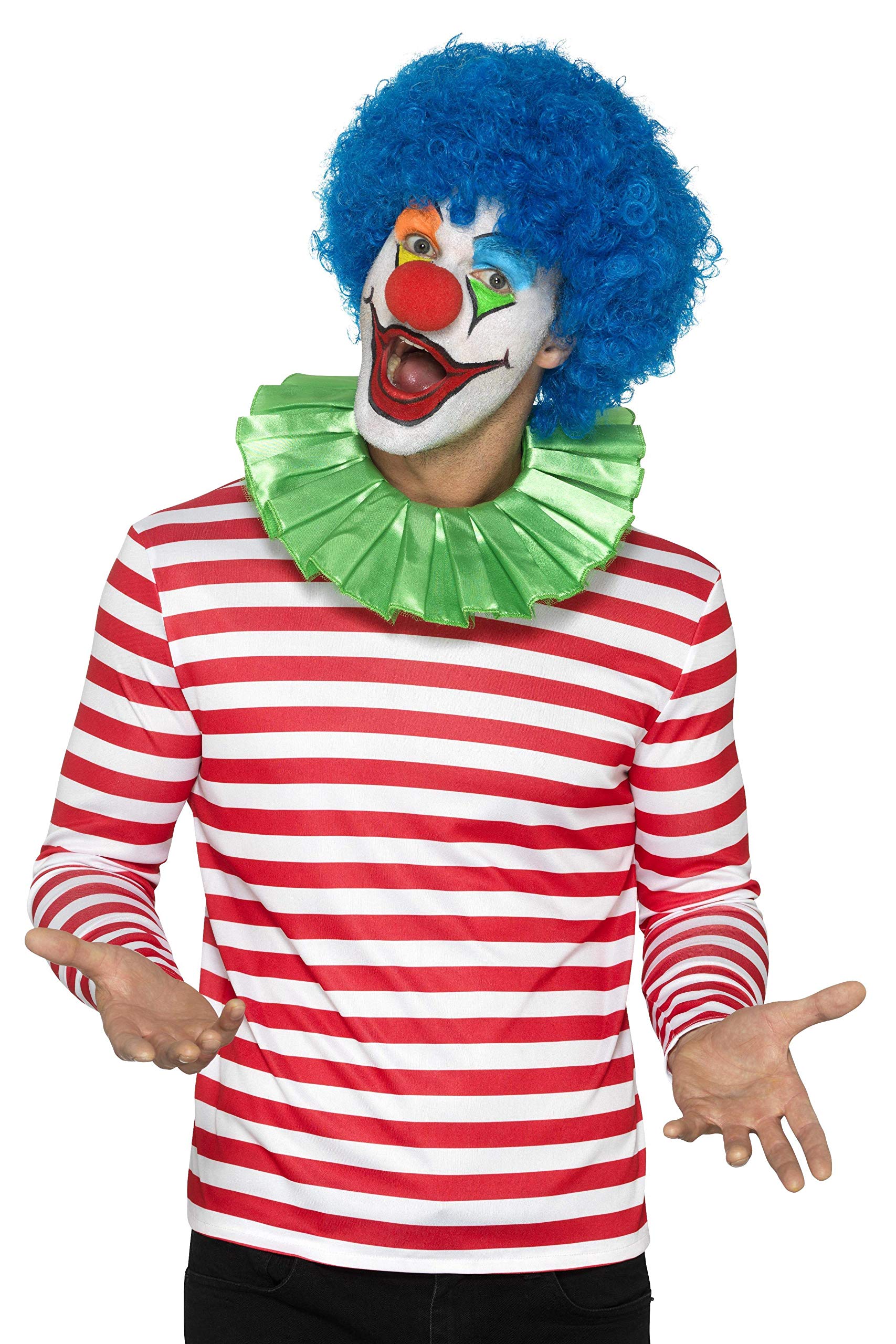 Stripy T-Shirt Red With Long Sleeve (M)