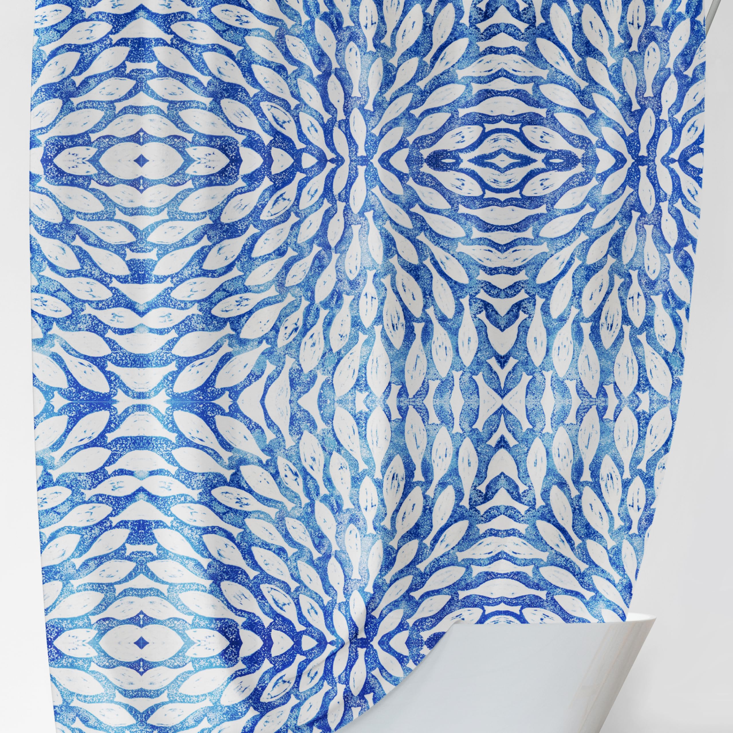 Blisshome Creatures Shower Curtain Shoal Fish from B&Q