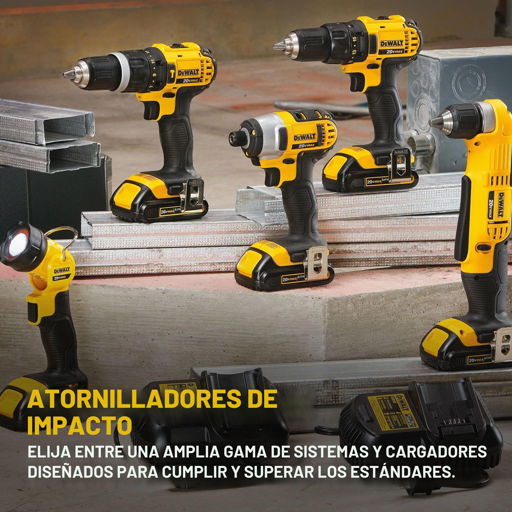 DEWALT - Accesorio de ángulo recto, destornillador DWARA120 Impact Ready