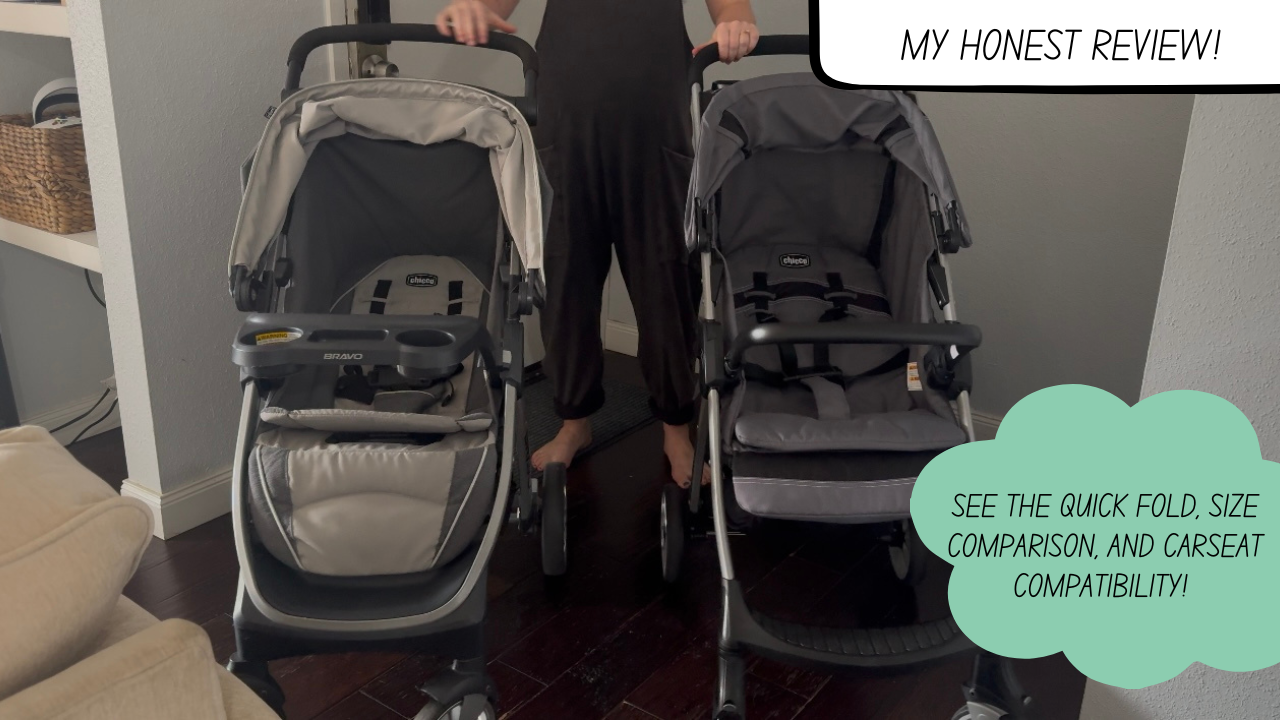 Watch Size Comparison Chicco Bravo quickfold vs Chicco mini bravo on Amazon Live