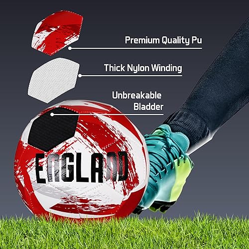 Miniatura 5 de TOP SPIRIT Balón de fútbol tamaño 5, fútbol impreso deportes de campo