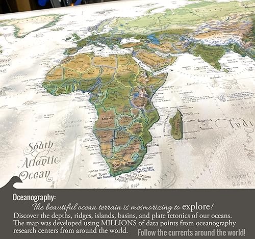 Miniatura 7 de Tablero de alfileres personalizado con mapa del mundo, lienzo estirado grande, póster enrollado o mapa enmarcado, mapa del mundo con alfileres para