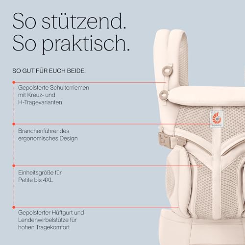Ergobaby Omni Classic Babytrage für Neugeborene & Kleinkinder 0-48 Monate – Ansicht 4