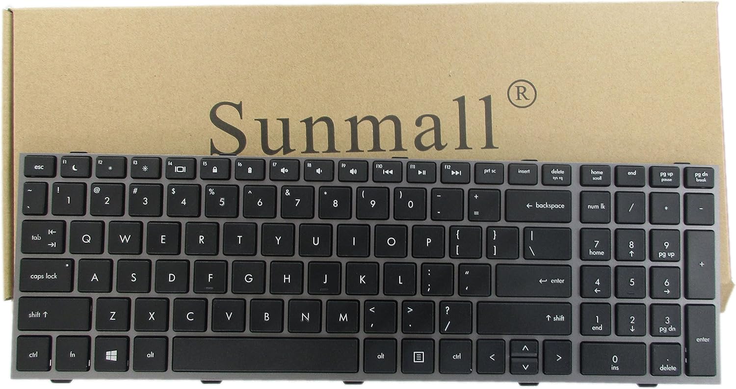 Amazon.com: SUNMALL New Laptop Keyboard with Frame for HP ProBook 4540s ...