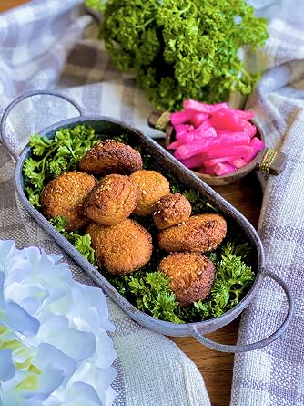 Tazah Falafel Mix 7oz (200g) Delicious Vegetarian Crunch Patties Powder Mix Lebanese Recipe