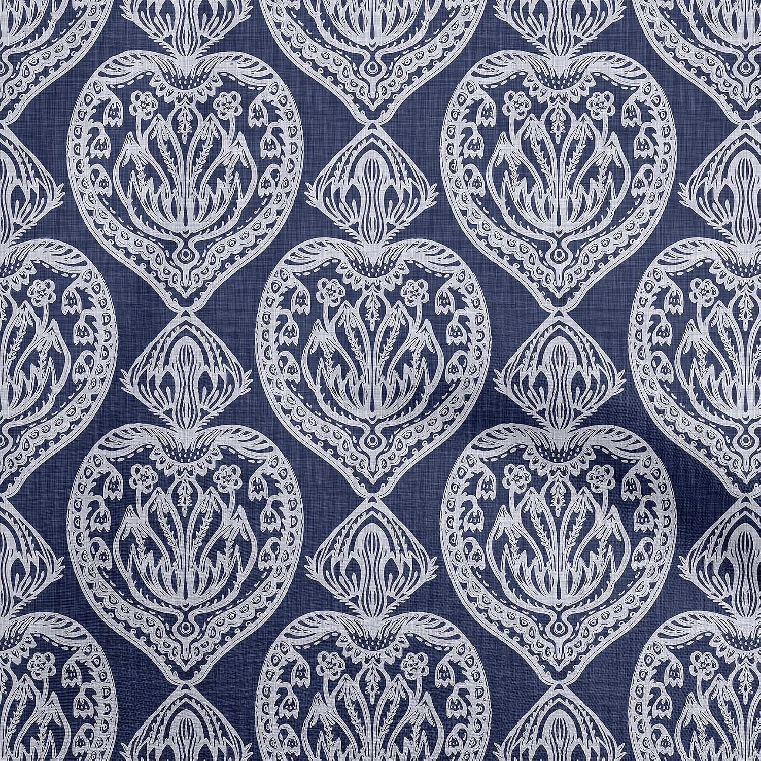 oneOone Cotton Flex Turquoise Blue Fabric Block Dress Material Fabric Print Fabric By The Yard 40 Inch Wide-0O