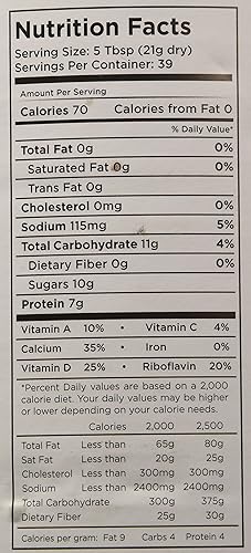 Miniatura 10 de Augason Farms 5-90620 Country Fresh - Leche seca instantánea 100 real sin grasa 1 libra 13 onzas