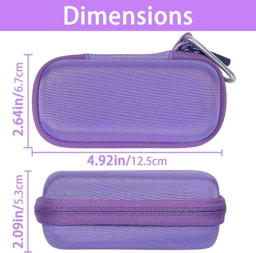 Miniatura 6 de co2CREA Estuche rígido compatible con Anker 621 Nano Power Bank 5,000mAh 12W cargador portátil, Azul, Tapa trasera