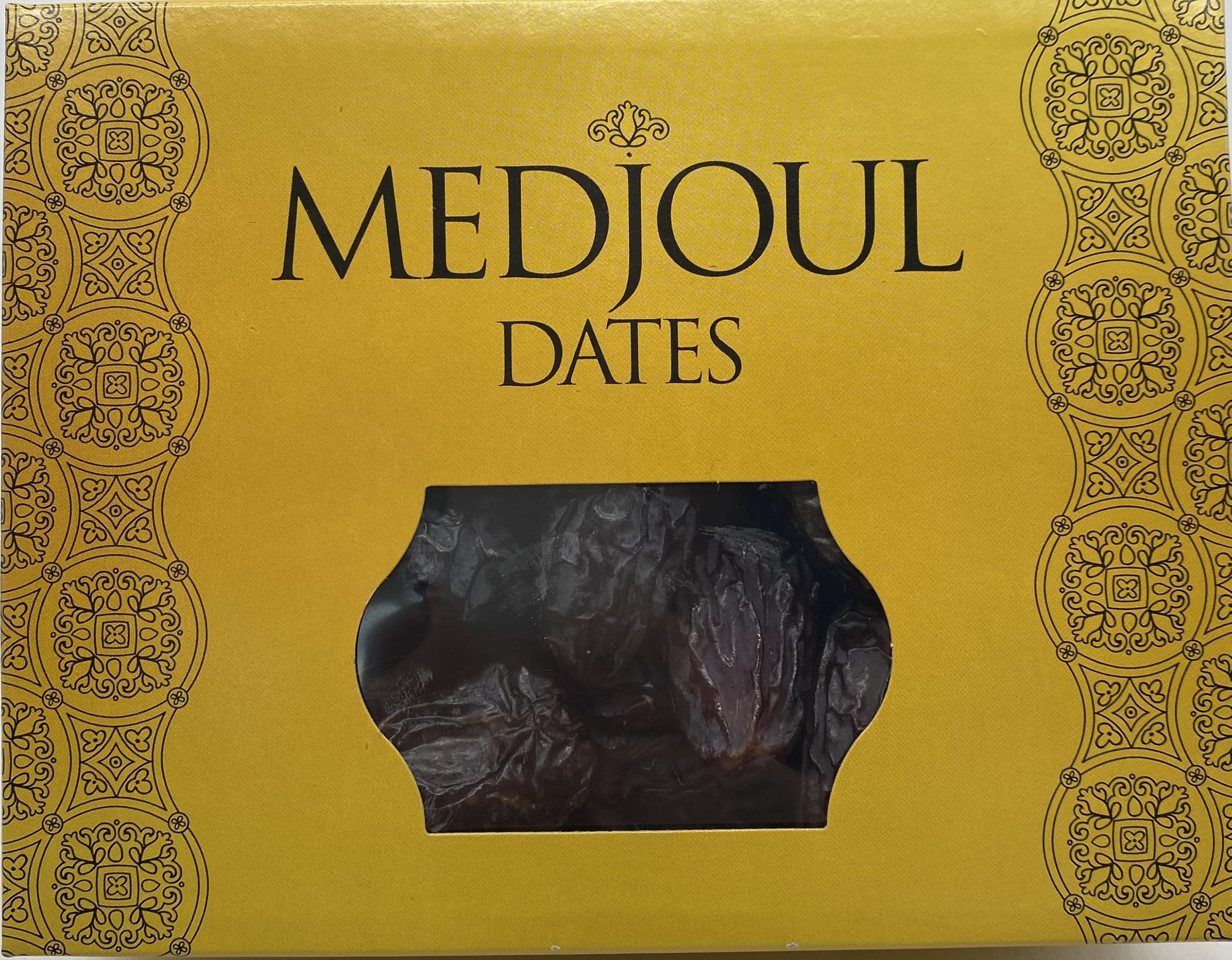 NATURAL MONDO Jumbo Medjool Datteri da 1 kg – Medjoul Premium | Dolce al miele da raccolto fresco | Ricco di fibre – ricco di potassio - succoso | 100% naturale | senza additivi | Vegano