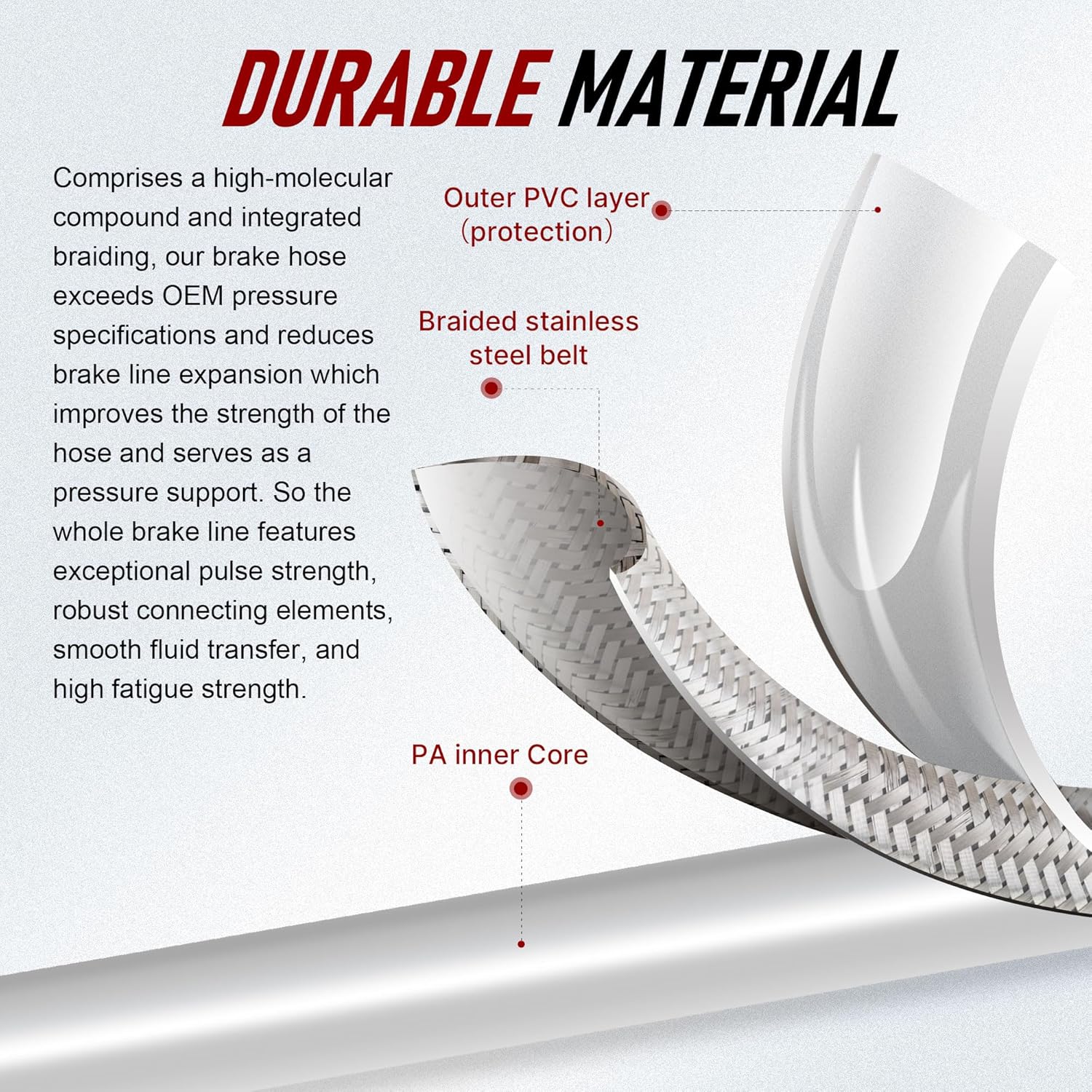 39" Sportster Throttle and Idle Cable Kit & Brake Line for 2004-2006 Non-ABS Sportsters Models 14" Handlebar, Chrome