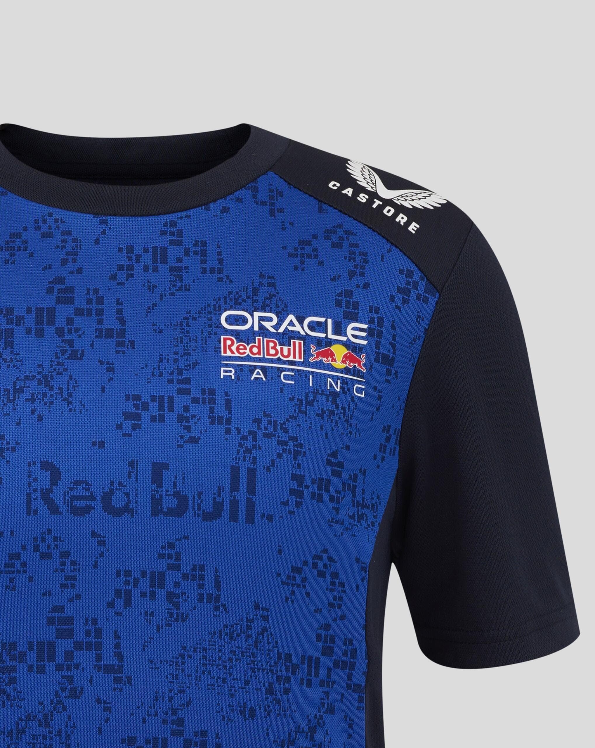 Red Bull Racing F1 Max Verstappen T-Shirt für Kinder, Blau/Marineblau