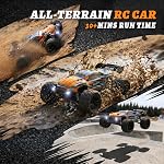 HAIBOXING RC Cars, 1:18 Scale Hobby Grade Remote Control Cars, 4WD High-Speed Fast RC Trucks 36km/H All Terrains Crawler Vehicle with 2 Rechargeable Batteries for Boys Kids and Adults 18858 Hailstorm | Hobby RC Truck for Boys. 36KPH High-speed Off-Ro