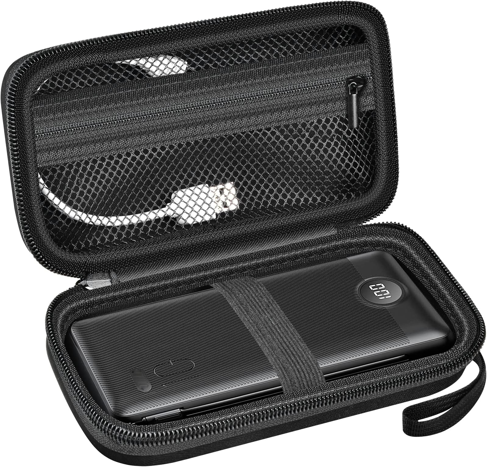 PAIYULE Case Compatible with VRURC/for Charmast/for INIU/for VEGER 10000mAh Phone Portable Charger, Power Bank Travel Carrying Storage Holder Battery Pack Charger Pouch Fits for Cables(Box Only)