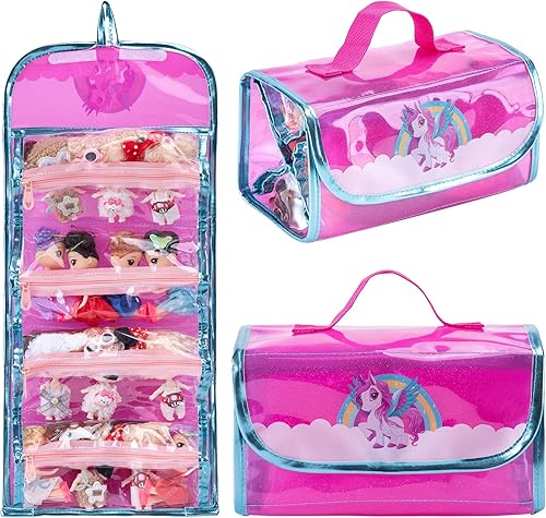 Estuche de almacenamiento y exhibición de muñecas compatible con muñecas LOL Surprise Dolls 5 Clear View Case (muñecos no incluidos)